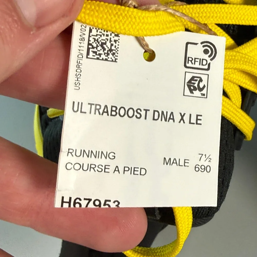 Adidas Ultraboost DNA Lego Color Pack Mens 8 Yellow Black Running Shoes Sneaker